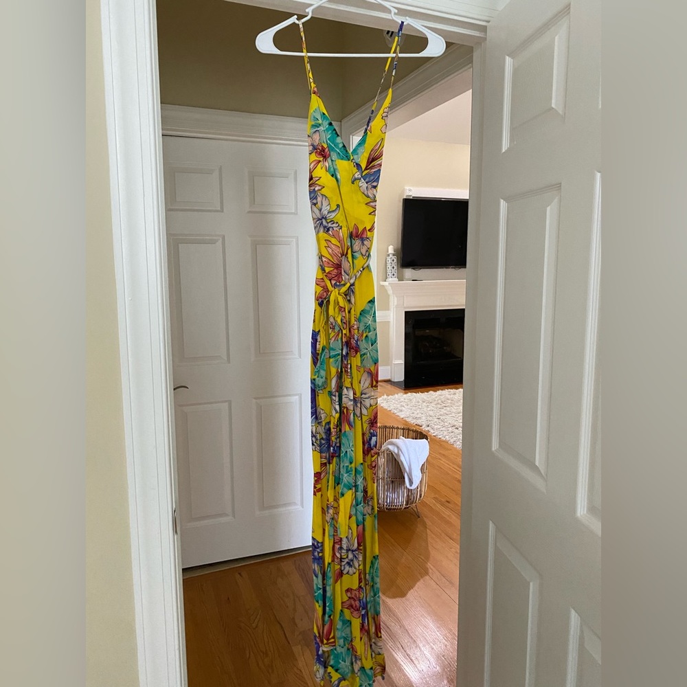 Floral jumpsuit .